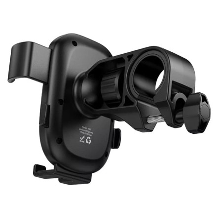  Держатель в автомобиль в воздуховод Hoco H85 с зажимом черный