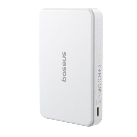  Powerbank Baseus Airpow 2 Qi2 Magnetic 10000mAh 1USB/1C 20W (P1008000213-00) белый