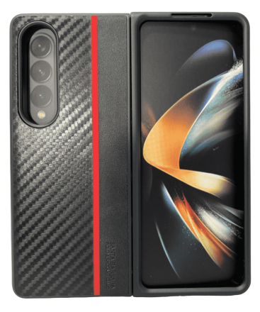  Чехол-накладка для Samsung Galaxy Z Fold 4 Santa-Barbara карбон