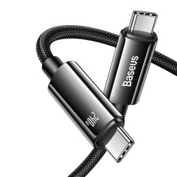 Кабель-зарядка Type-C на Type-C Baseus Tungsten 240W 3м (CAWJ040201) черный