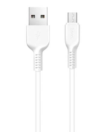  Usb Кабель-зарядка Micro Hoco X20 Flash 3м силиконовый белый