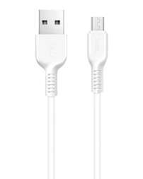 Usb Кабель-зарядка Micro Hoco X20 Flash 3м силиконовый белый