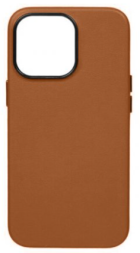 Накладка для i-Phone 14 Pro Max K-Doo Mag Noble кожаная коричневая