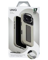 Накладка для i-Phone 17 Pro Uniq Heldro Pro Magsafe серая