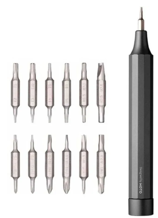  Отвертка электрическая Hoto Precision Screwdriver Kit 24 in 1 (QWLSD004) черная