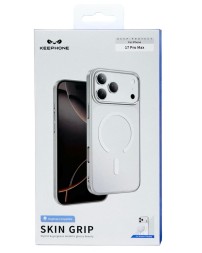 ΠΠ°ΠΊΠ»Π°Π΄ΠΊΠ° Π΄Π»Ρ i-Phone 17 Pro Max Keephone Skin Grip MagSnap ΠΏΡΠΎΠ·ΡΠ°ΡΠ½ΡΠΉ