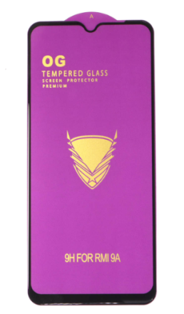  Защитное стекло для Xiaomi Redmi 9A/9C OG Anti-static черное