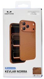 Накладка для i-Phone 17 Pro Max Keephone Kevlar Norra MagSnap (Compatible) оранжевый