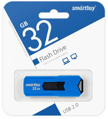  USB флеш накопитель Smartbuy 32GB Stream Blue (SB32GBST-B)