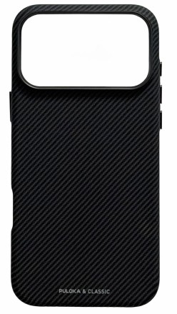  Накладка для i-Phone 17 Pro Max Puloka Classic Magsafe черный