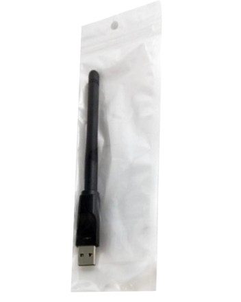  USB-адаптер беспроводной Selenga скорость до 150 Мбит/с с антенной черный