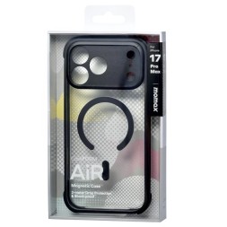 Накладка для i-Phone 17 Pro Max Momax AiR Magsafe черный