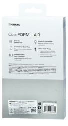 Накладка для i-Phone 17 Pro Max Momax AiR Magsafe черный