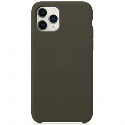 Чехол-накладка  i-Phone 13 Pro Max Silicone icase  №34 тёмно-оливковая