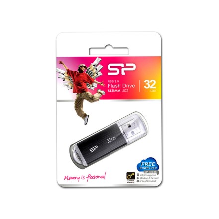  USB флеш накопитель Silicon Power 32GB Ultima U02 Black