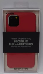 Накладка для i-Phone 11 Pro Max K-Doo Noble кожаная красная