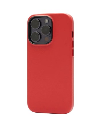  Накладка для i-Phone 15 Pro K-Doo Mag Noble кожаная красная