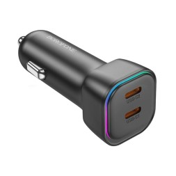 Автомобильное заряд. устр. Borofone BZ28B 2USB-C 55W QC3.0 черный