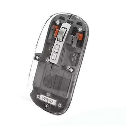  Мышь беспроводная WIWU Crystal WM105 прозрачно-серая