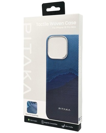  Накладка для i-Phone 16 Pro Max 6.9&quot; Pitaka StarPeak Tactile Woven case (Over the horizon)