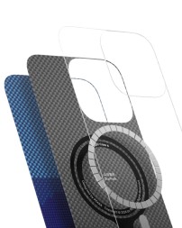 Накладка для i-Phone 16 Pro Max 6.9&quot; Pitaka StarPeak Tactile Woven case (Over the horizon)