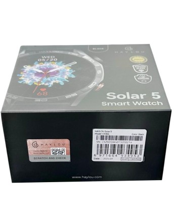  Умные часы Haylou Solar 5 (HF004) черные