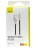  Usb Кабель-зарядка Lightning Baseus Cafule Metal 1м (CALJK-A01) 2.4A черный