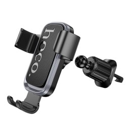 Держатель в автомобиль в воздуховод Hoco H80 с зажимом черный