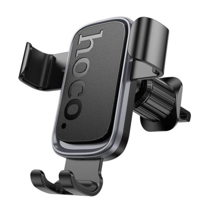  Держатель в автомобиль в воздуховод Hoco H80 с зажимом черный