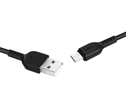  Usb Кабель-зарядка Micro Hoco X20 Flash 3м силиконовый чёрный