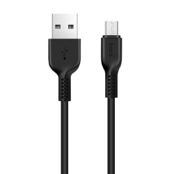 Usb Кабель-зарядка Micro Hoco X20 Flash 3м силиконовый чёрный