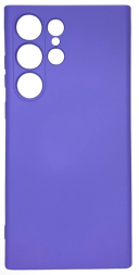 Накладка для Samsung Galaxy S23 Ultra Silicone cover без логотипа лаванда