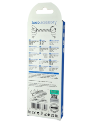 Usb Кабель-зарядка Type-C на Lightning Hoco X121 27W 1м тканевый пружина черный