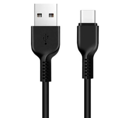 Usb Кабель-зарядка Type-C Hoco X20 Flash 3A 2м силиконовый черный