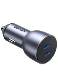 Автомобильное заряд. устр. Ugreen CD213 2C 60W серое