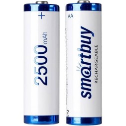 Аккумулятор NiMh Smartbuy AA/2BL 2500 mAh (24/240) SBBR-2A02BL2500