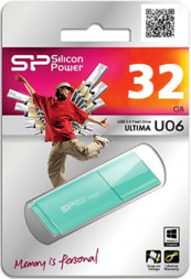 USB флеш накопитель Silicon Power 32GB Ultima U06 Green