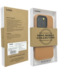 Накладка для i-Phone 15 Pro K-Doo Mag Noble кожаная оранжевая