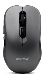 Мышь беспроводная Smartbuy ONE 200AG USB/DPI 800-1200-1600/6 кнопок/1AA серая (SBM-200AG-G)