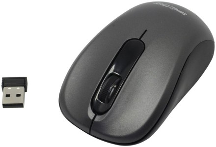  Мышь беспроводная Smartbuy ONE 200AG USB/DPI 800-1200-1600/6 кнопок/1AA серая (SBM-200AG-G)