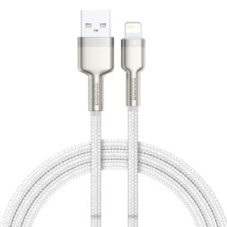 Usb Кабель-зарядка Lightning Baseus Cafule 1м (CALJK-A02) 2.4A белый