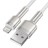  Usb Кабель-зарядка Lightning Baseus Cafule 1м (CALJK-A02) 2.4A белый