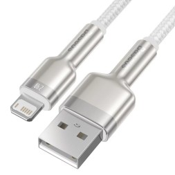 Usb Кабель-зарядка Lightning Baseus Cafule 1м (CALJK-A02) 2.4A белый