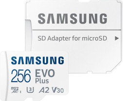 micro SDXC карта памяти Samsung 256GB EVO Plus Class10 UHS-I 130MB/s с адаптером