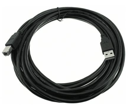 Кабель USB2.0 A вилка - В вилка, длина 5 м. Perfeo (U4104)