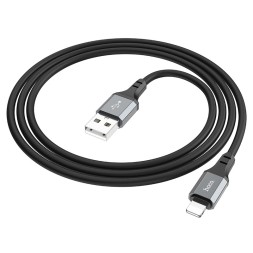 Usb Кабель-зарядка Lightning Hoco X86 2.4A 1м черный