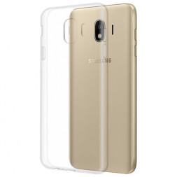 Чехол-накладка силикон 0.33мм Samsung Galaxy J4 (2018) прозрачный