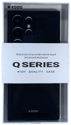 Накладка для Samsung Galaxy S23 Ultra K-Doo Q Series силикон черная