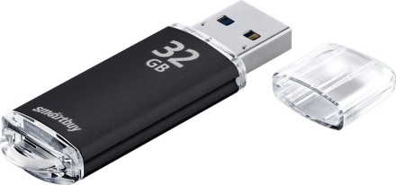  USB флеш накопитель Smartbuy 32GB V-Cut Black (SB32GBVC-K)