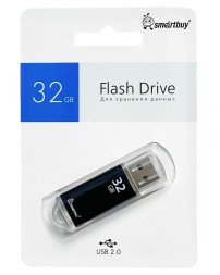 USB флеш накопитель Smartbuy 32GB V-Cut Black (SB32GBVC-K)